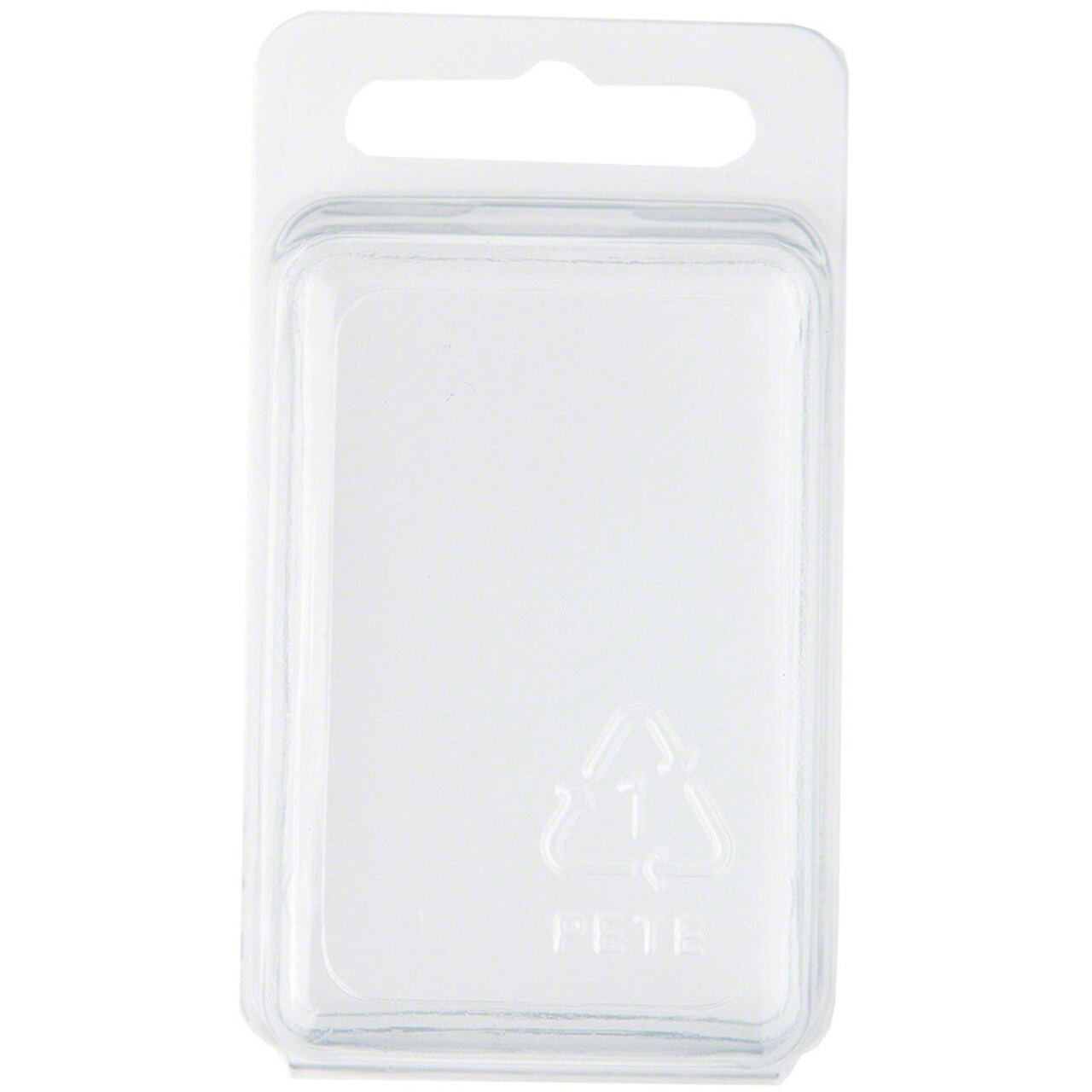Collecting Warehouse Clear Plastic Clamshell Package / Storage Container, 2.31" H x 1.5" W x 1.25" D